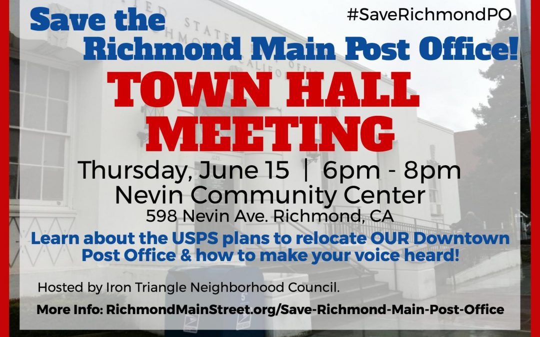 Richmond Leaders to Host Town Hall, Rally to Save Historic Downtown Richmond Post Office