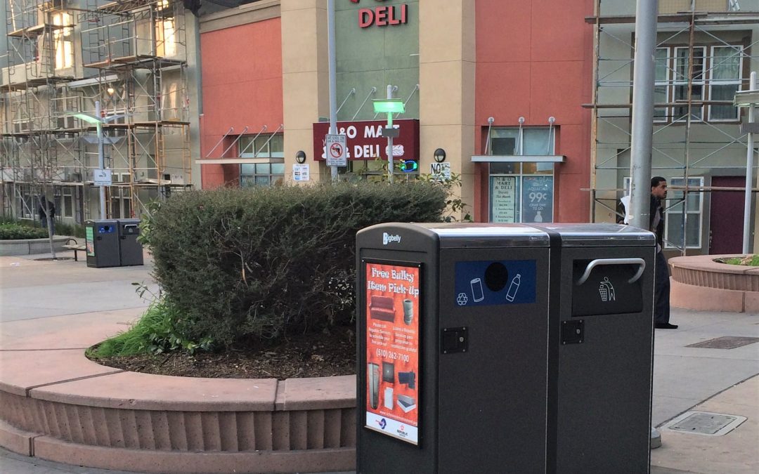 Bigbelly Trash Cans Installed Downtown