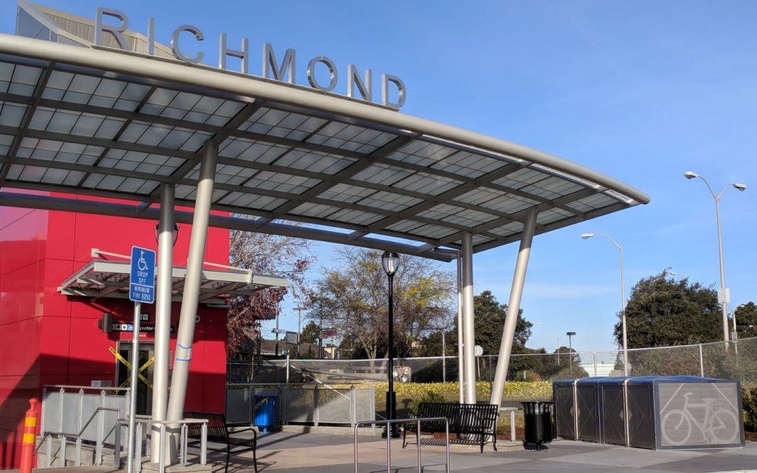 New Bike Lockers at Richmond BART