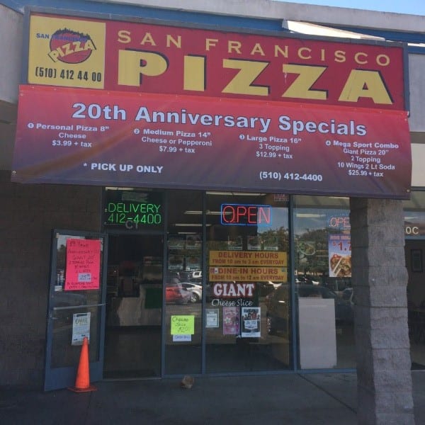 Downtown Happenings: San Francisco Pizza 20th Anniversary Specials