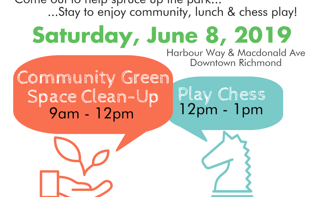 Media Alert: 3rd Annual Spring Clean-Up & Chess in the Park Beautifying & Activating Community Spaces Downtown Richmond