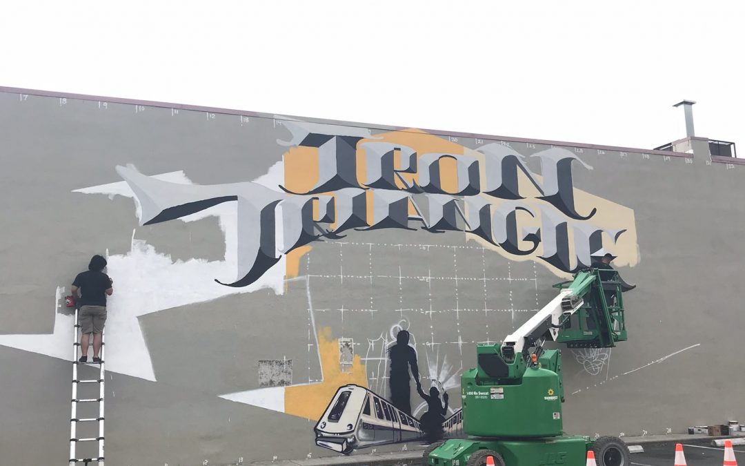 New “Iron Triangle” Mural in the Works Downtown