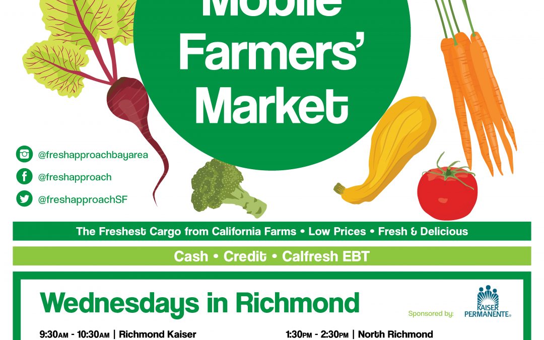 Mobile Farmers’ Market Richmond Route Returns for 2020 Season Feb 19!