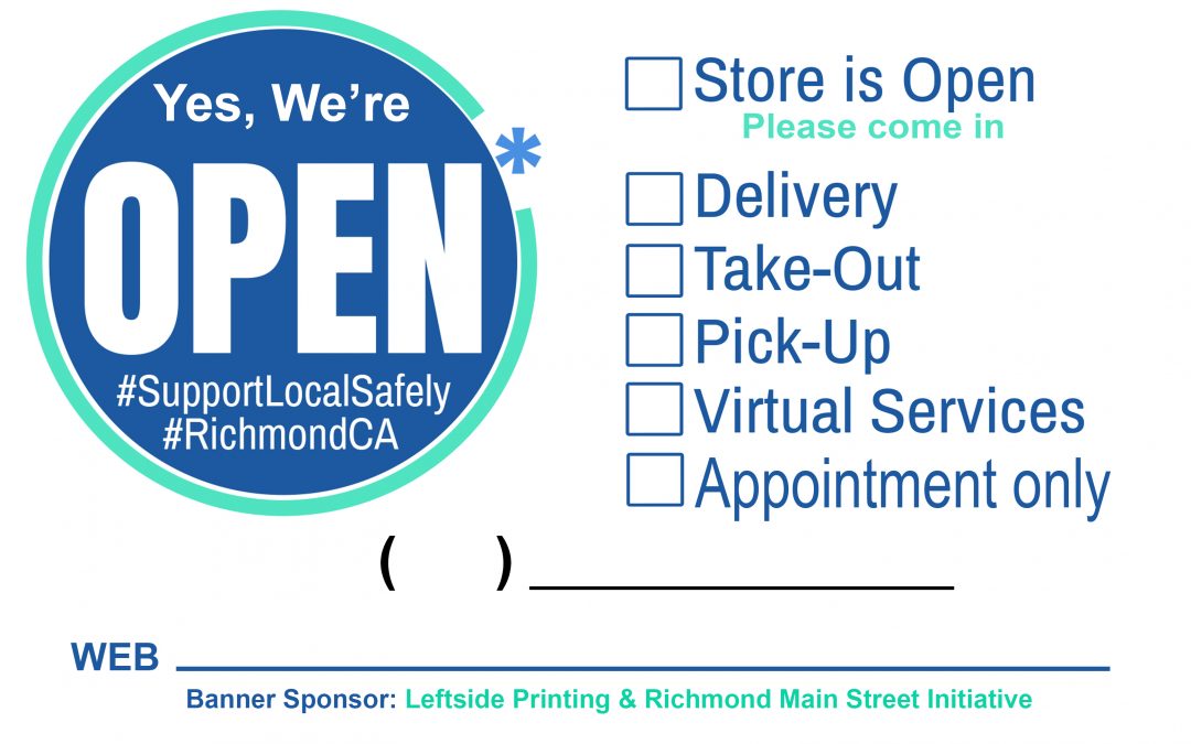 Media Alert: Richmond Main Street & Leftside Printing Offer Help for Brick-and-Mortar Richmond Businesses