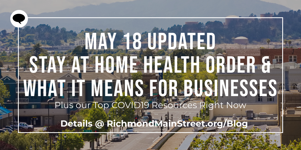 May 18 Updated Stay at Home Health Order & What it Means for Businesses