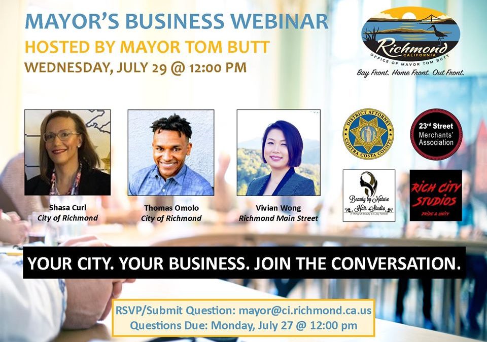 Main Street News: See You at the Mayor’s Business Webinar