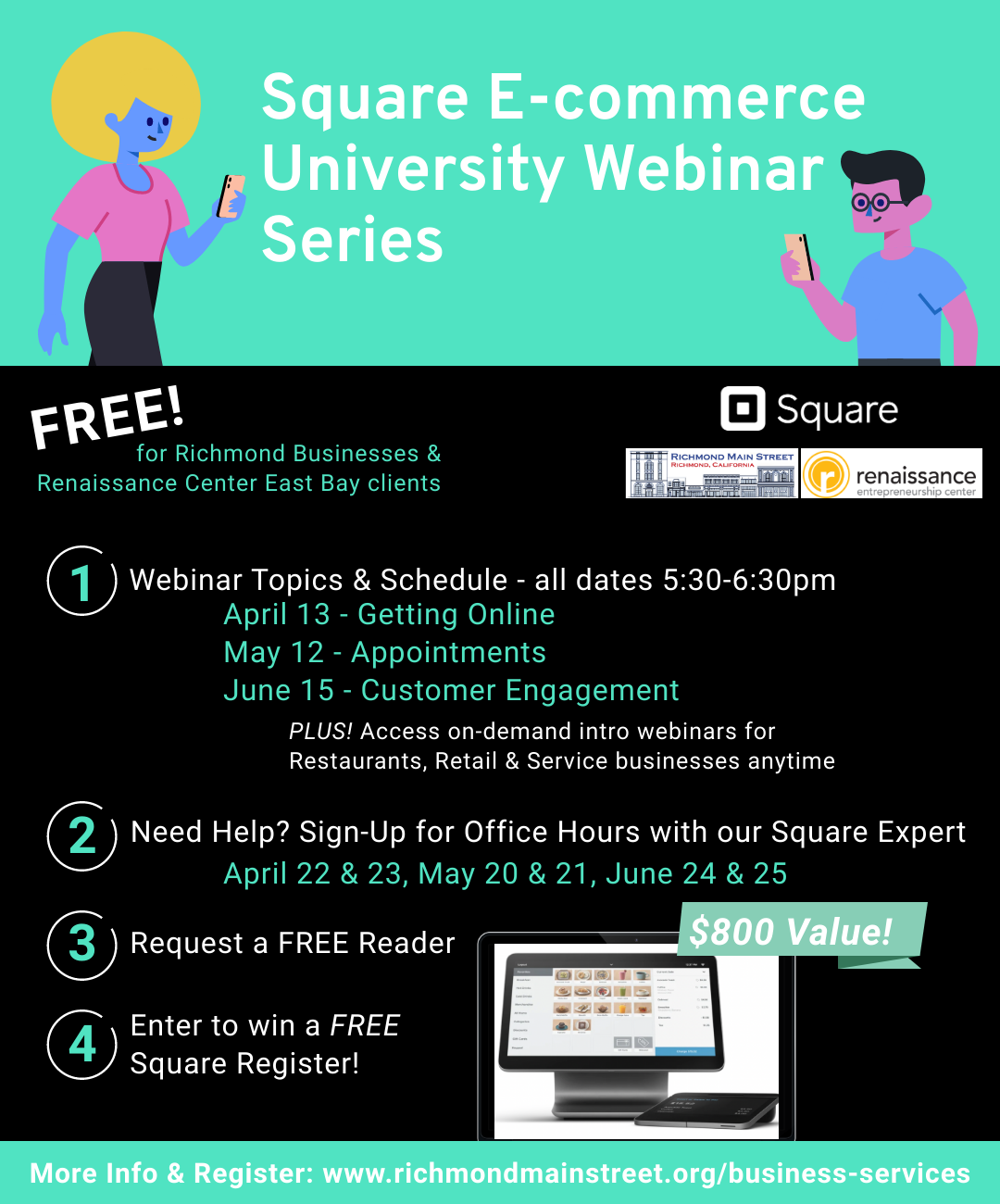 Square ECom University2021 Flyer