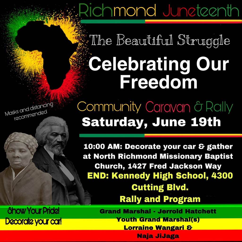 Richmond Juneteenth 2021 Caravan&Rally